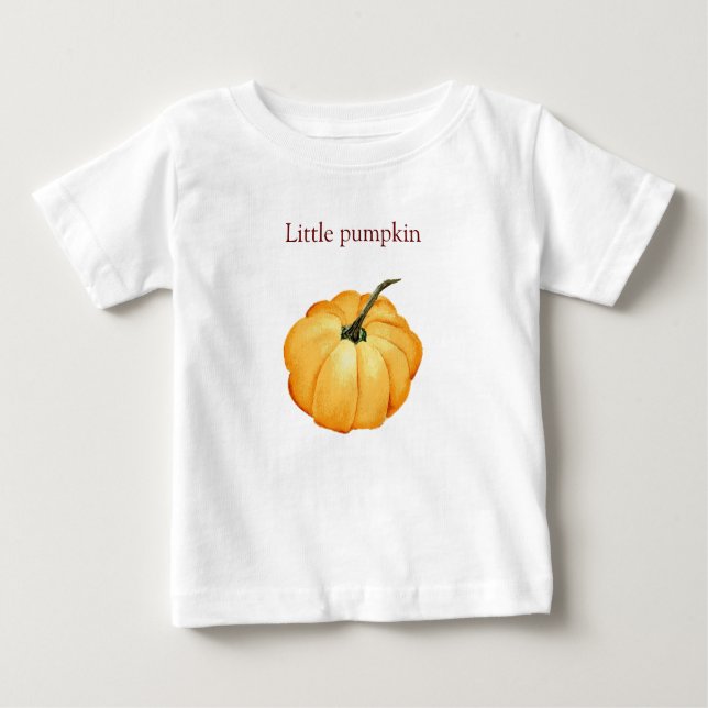little pumpkin watercolor T-Shirt (Front)