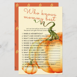 Little Pumpkin Who knows mummy best game