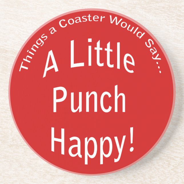 Little Punch Happy Coaster (Front)