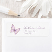 Little Purple Butterfly Baby Shower