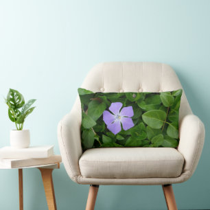 Little Purple Flower Lumbar Cushion