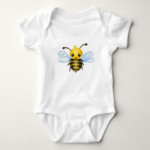 Little Queen Bee Baby Bodysuit - Painting