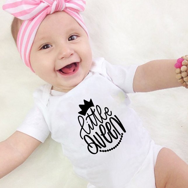 Little Queen Humour Funny Bodysuits One-Pieces (Creator Uploaded)