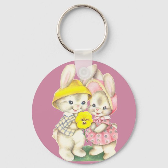 Little rabbits key ring (Front)
