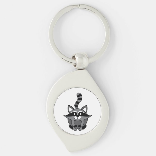 Little Raccoon Key Ring (Front)