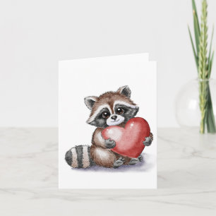 Little Racoon Card