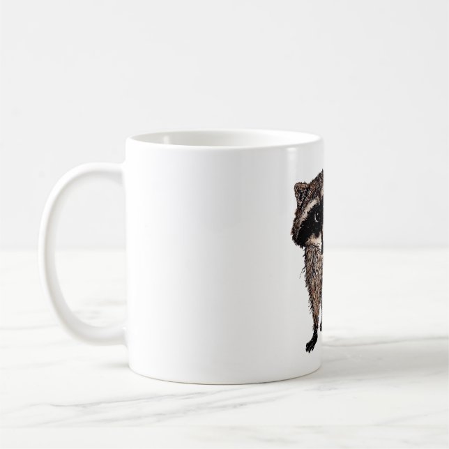 Little Racoon Coffee Mug (Left)