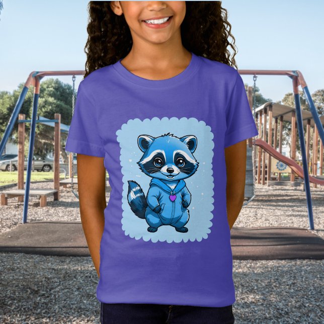 Little Racoon In Blue T-Shirt (Creator Uploaded)
