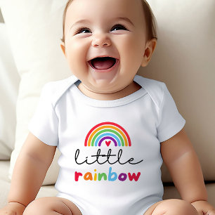 Little Rainbow Pride Cute Baby Bodysuit
