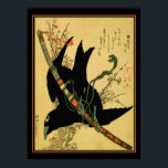 "Little Raven With The Minamoto Clan Sword ca.1823 Poster<br><div class="desc">"The Little Raven With The Minamoto Clan Sword" Print by Katsushika Hokusai ( ca.1823)- 12x16 or 16x20</div>