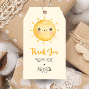 Little Ray of Sunshine Baby Shower Favor Tags