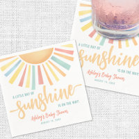 Little Ray Of Sunshine Baby Shower