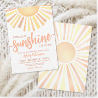 Little Ray Of Sunshine Boho Baby Shower