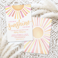 Little Ray Of Sunshine Boho Baby Shower