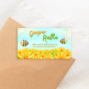Little Ray of Sunshine - Diaper Raffle Enclosure Card