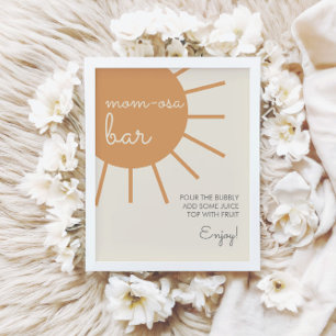 Little Ray of Sunshine Mom-Osa Bar Poster