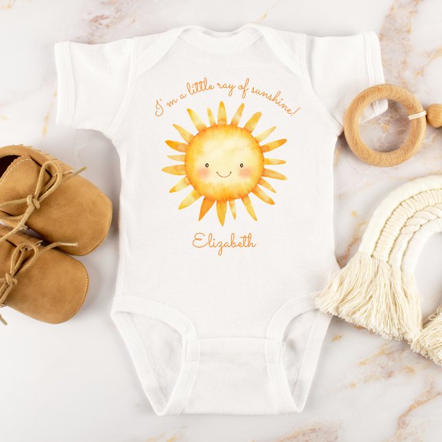 Little Ray of Sunshine Personalized Baby Bodysuit (Creator Uploaded)
