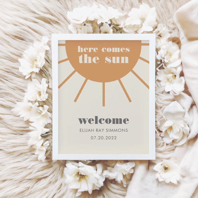 Little Ray of Sunshine Vintage Welcome Poster (Creator Uploaded)
