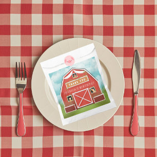 Little Red Barn Farm Birthday Party Favour Bags