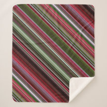 Little Red Berries Red and Green Stripe