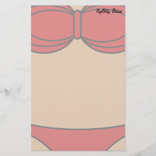 Little Red Bikini Stationery