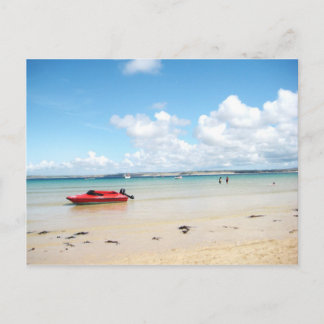 Little Red Boat Postcard
