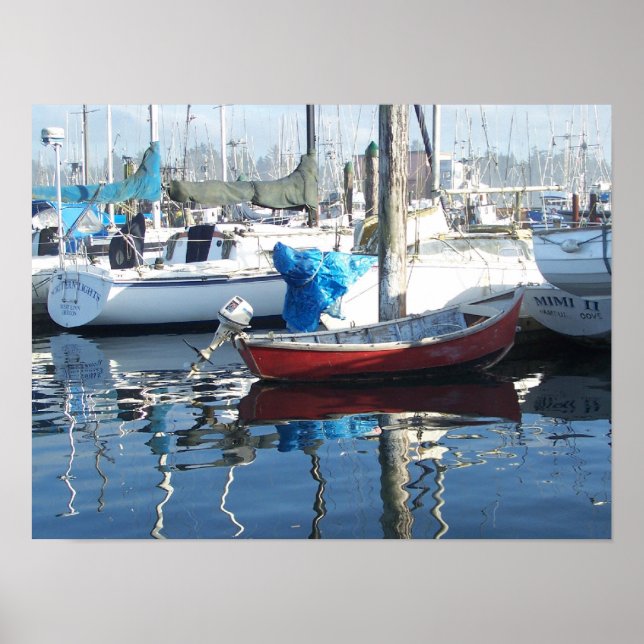 Little Red Boat Poster (Front)