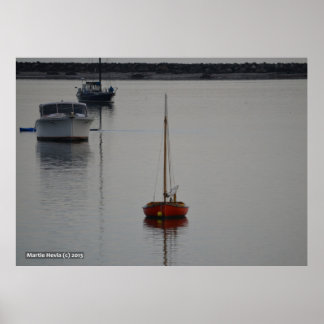 Little Red Boat Poster