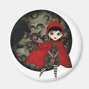 Little Red Capuccine Magnet