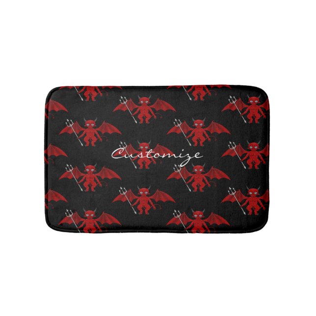 Little Red Devil Thunder_Cove Bath Mat (Front)
