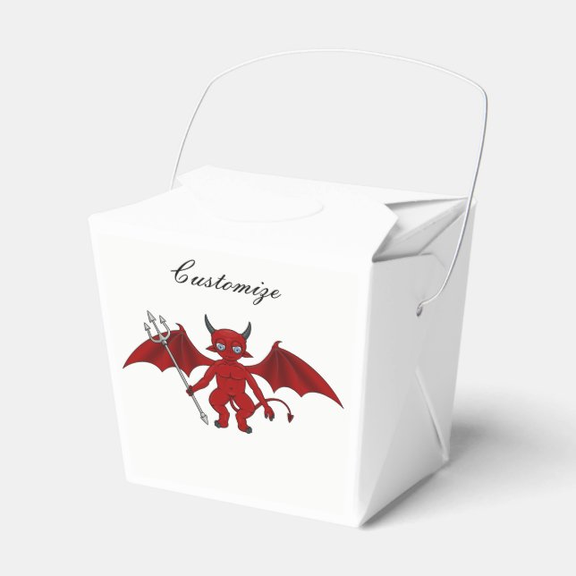 Little Red Devil Thunder_Cove Favour Box (Front Side)