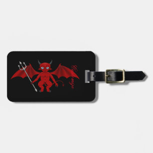 Little Red Devil Thunder_Cove Luggage Tag
