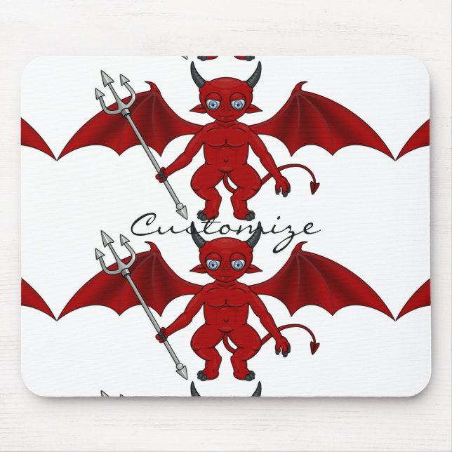 Little Red Devil Thunder_Cove Mouse Pad (Front)