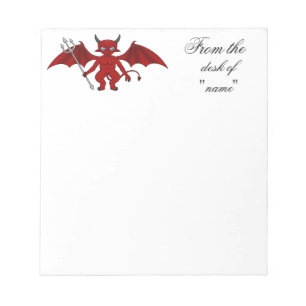 Little Red Devil Thunder_Cove Notepad