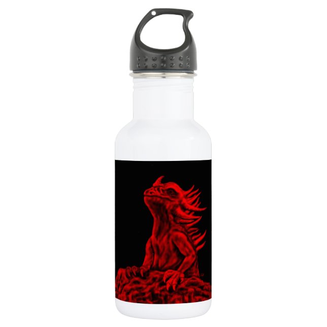 Little red Dragon 532 Ml Water Bottle (Front)