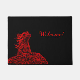 Little red Dragon Doormat