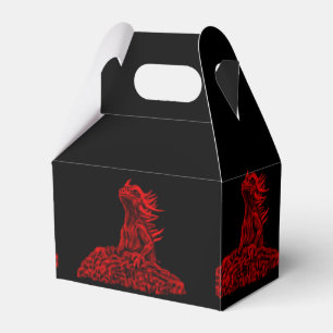 Little red Dragon Favour Box
