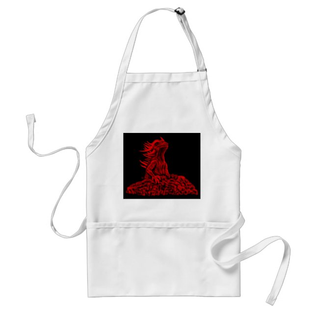 Little red Dragon Standard Apron (Front)