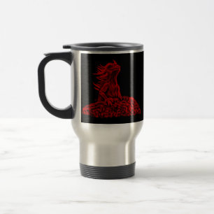Little red Dragon Travel Mug