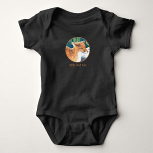 Little Red Fox Baby Bodysuit