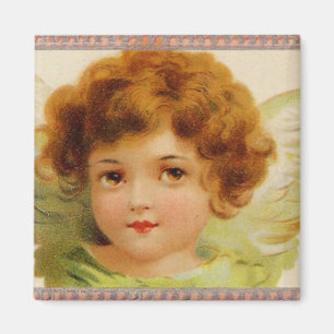 Little Red-Headed Angel Magnet