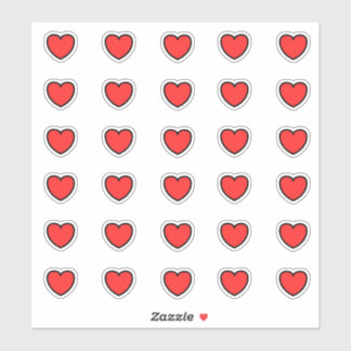 Little Red Hearts pattern