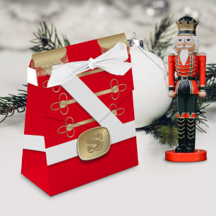 Little Red Nutcracker Toy Soldier Favour Boxes