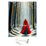 Little red ridding hood Winter Walk Decoupage Tissue Paper<br><div class="desc">Little Red Riding Hood Winter Découpage Paper: Bring a classic fairy tale to life with this beautiful winter scene of Little Red Riding Hood. Perfect for festive crafts,  scrapbooking,  and holiday décor.</div>