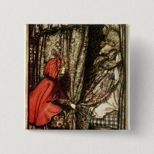 Little Red Riding Hood 15 Cm Square Badge