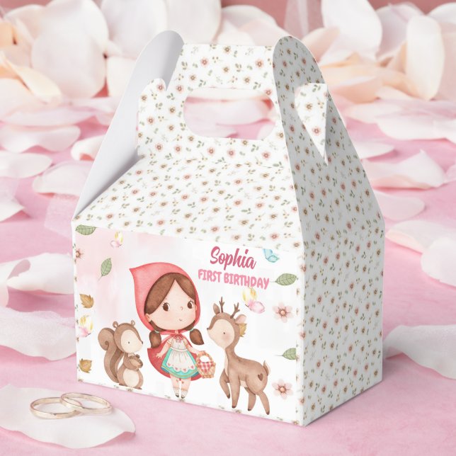  Little Red Riding Hood Birthday Favor Bag Favor  Favour Box (Wedding)