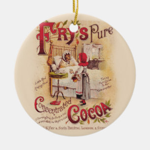 Little Red Riding Hood Cocoa Ceramic Tree Decoration