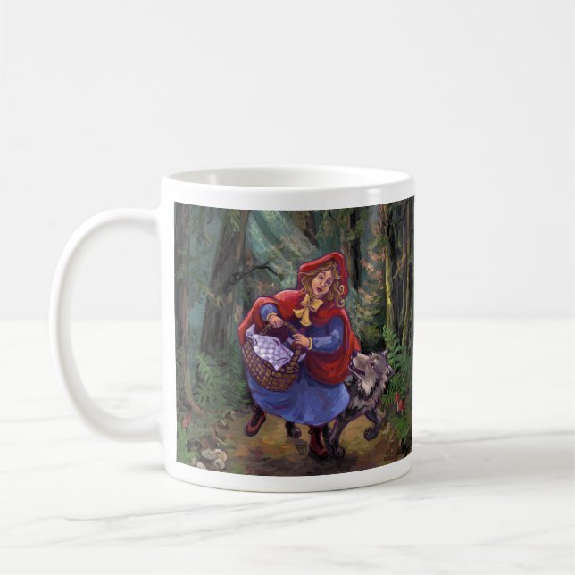 Little Red Riding Hood Coffee Mug (Left)