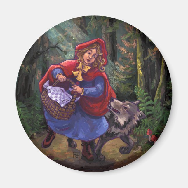 Little Red Riding Hood Magnet (Front)