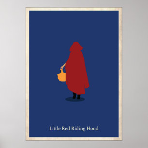 Little Red Riding Hood Minimalist Poster